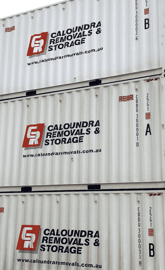 Stacked Storage Containers — Caloundra Removals & Storage in Sunshine Coast, QLD