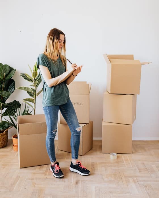 A Sydney Removalist Ticking Off a Moving Checklist