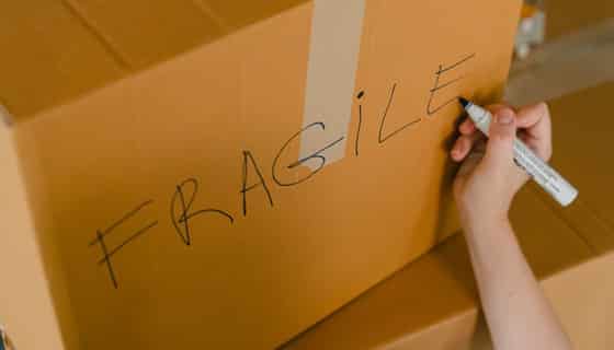 Fragile Moving Box