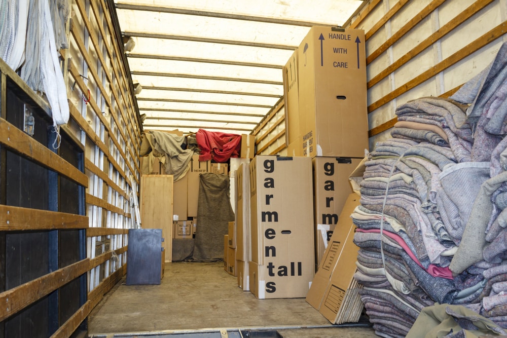 Inside a Removals Truck — Caloundra Removals & Storage in Sunshine Coast, QLD