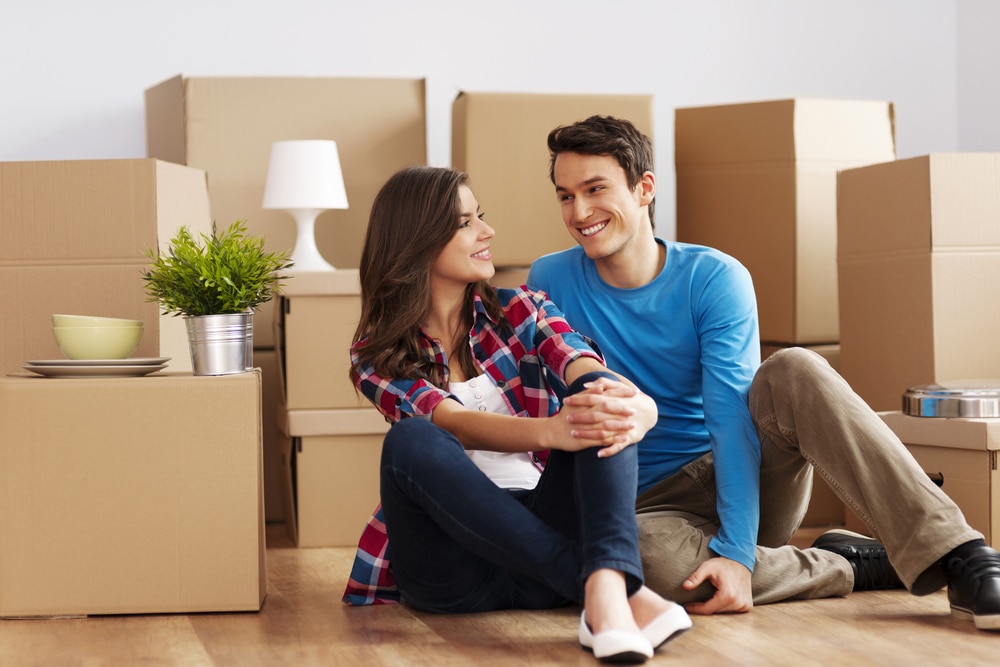 Couple Moving In House