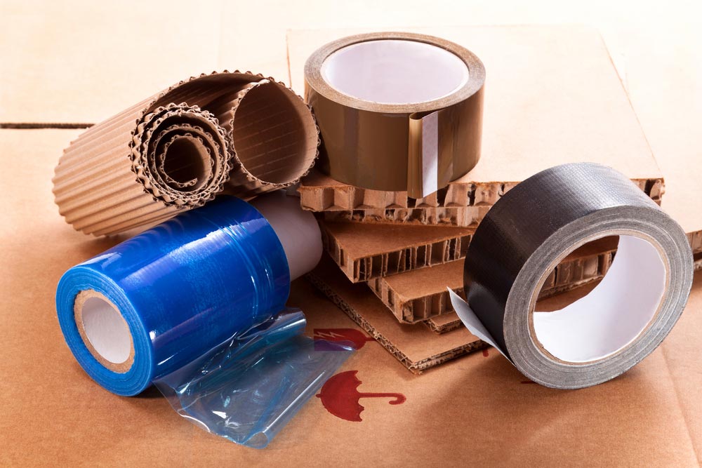 Packing Materials And Different Tapes
