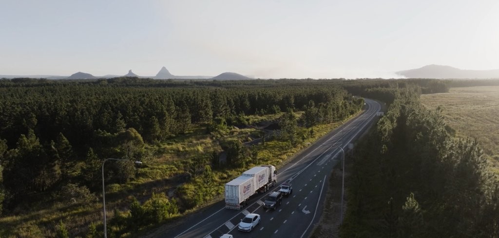 Truck Travelling On Highway Across Different Regions — Caloundra Removals & Storage in Sunshine Coast, QLD