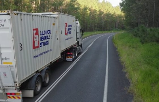 Back Side Shot Of Truck On The Road — Caloundra Removals & Storage in Sunshine Coast, QLD