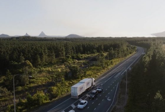 Truck Travelling On Highway Across Different Regions — Caloundra Removals & Storage in Sunshine Coast, QLD