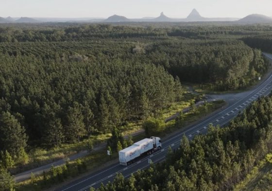 Truck Travelling On Highway Across Different Regions — Caloundra Removals & Storage in Sunshine Coast, QLD