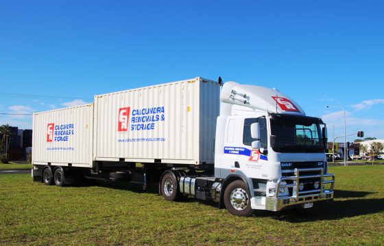 Large Moving Truck For An Office Removal